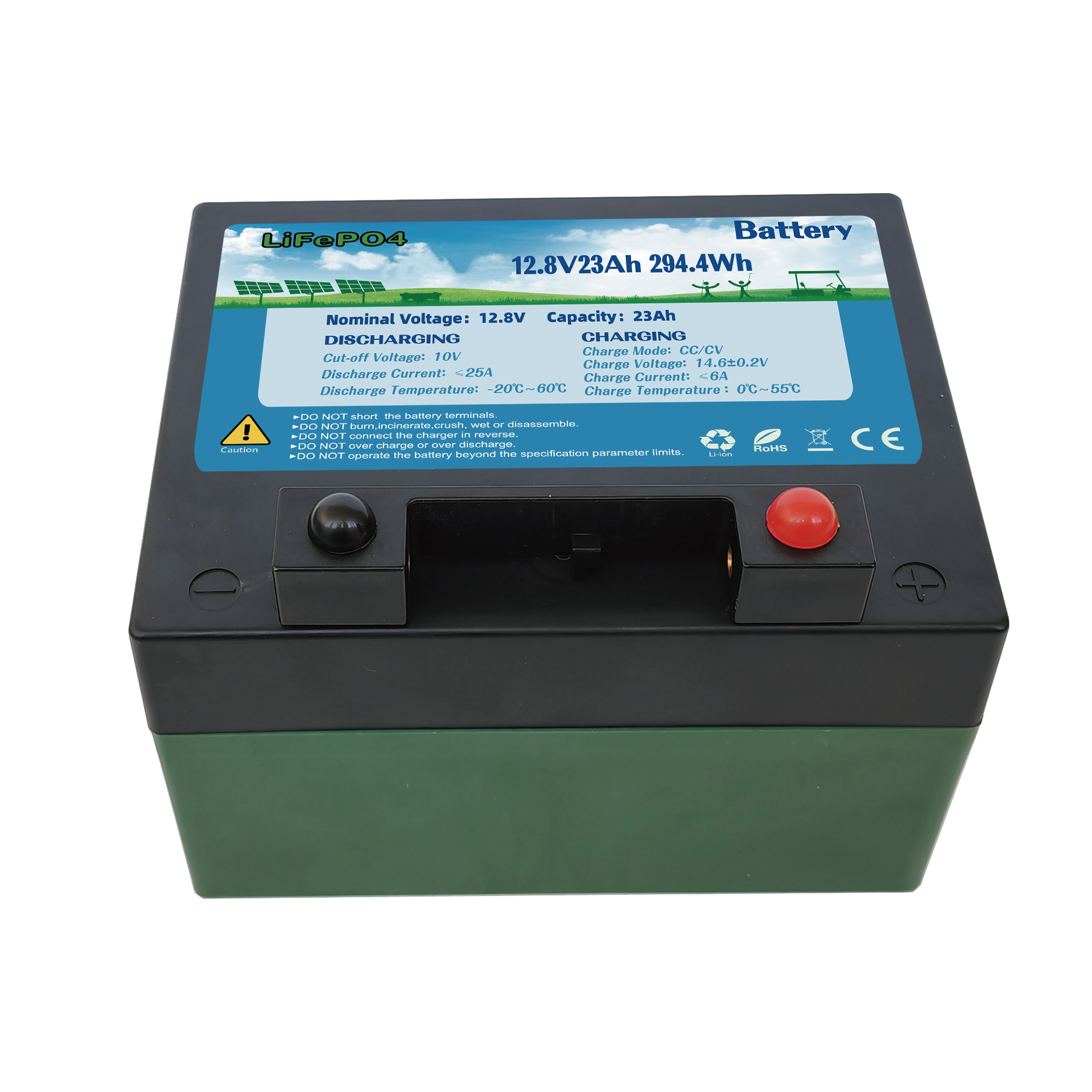 12V 23Ah鉛改鋰房車(chē)電池磷酸鐵鋰電池組叉車(chē)船用儲(chǔ)能鉛酸殼鋰電池